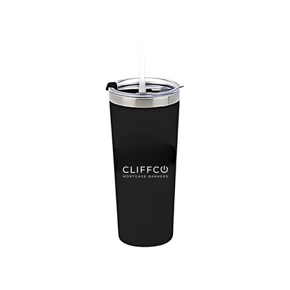 Cliffco Tumbler with Straw (25 pcs)