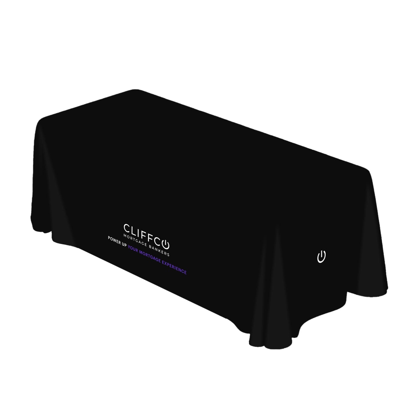 Cliffco 6ft Tablecloth V1 4 Sided Closed Back